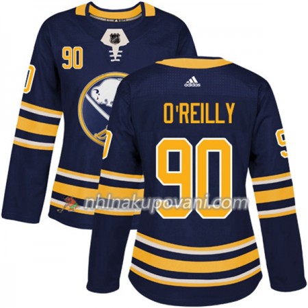Buffalo Sabres Dresy Ryan OReilly 90 Adidas 2017-2018 Modrá Authentic - Dámské Buffalo Sabres Dresy Ryan OReilly 90 Adidas 2017-2018 Modrá Authentic - Dámské